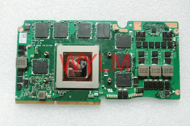 Бесплатная доставка G750JZ GTX880M 4 г VGA Видеокарта N15E GX A2 для ASUS GDDR5 G750J ноутбука графика