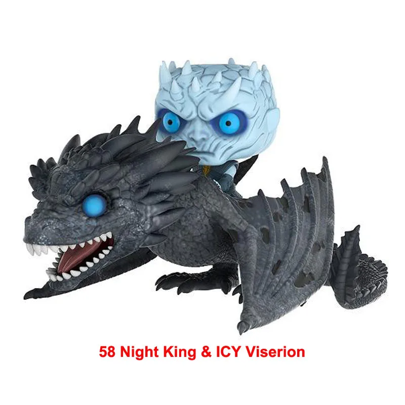 Виниловая фигурка Игра престолов белый ходунок ночной King &amp ICY Viserion