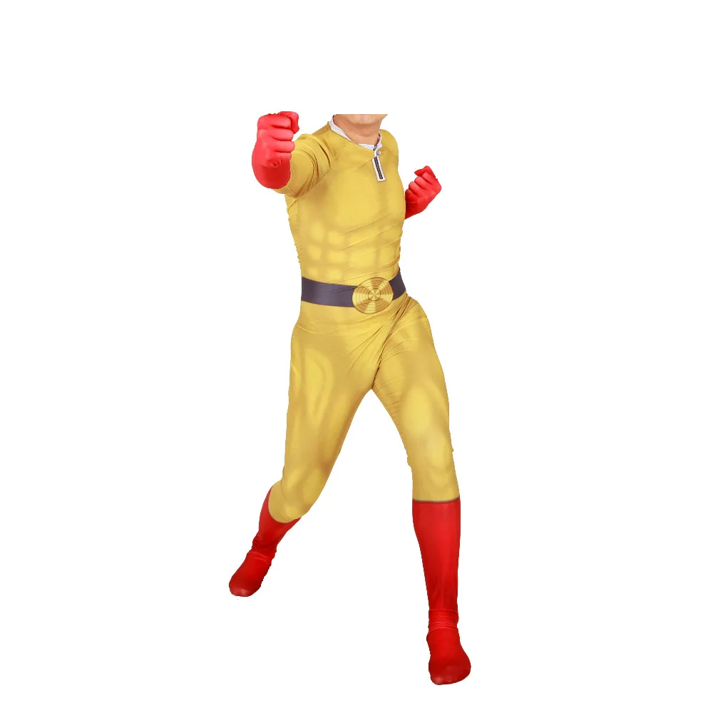 Костюм для косплея Saitama Zentai Comic Con Saints на Хэллоуин комбинезон взрослых/детей| |