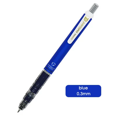 03blue 1 шт. MA85 zebra DelGuard анти ломающийся сердечник механический карандаш высокого качества прокладочный карандаш школьные принадлежности - Цвет: 03blue