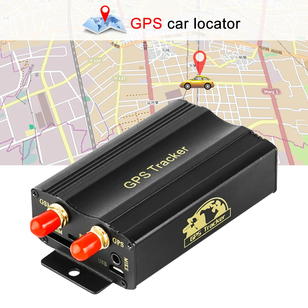 TK103B GPS SMS GPRS трекер удаленный мониторинг Скрытая сигнализация топливная