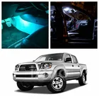 9 шт. ледяные синие лампы белый светодиодный светильник s внутренпосылка 2005-2015 Toyota Tacoma карта купольный светильник номерного знака Toyota-EF-14