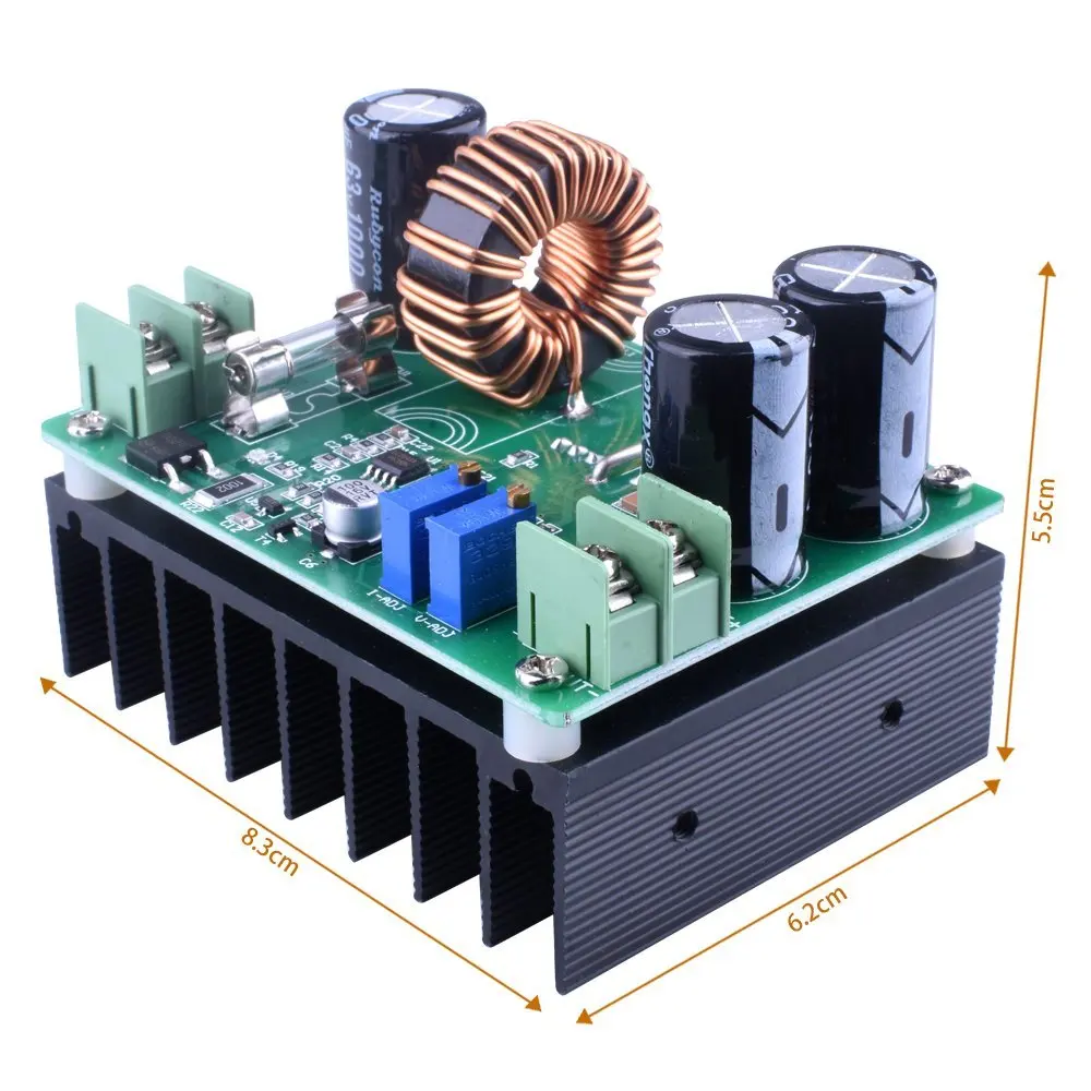 Miroad DC Boost Напряжение конвертер 600 Вт/12a 10-60 В до 12-80 шаг- Питание трансформатор