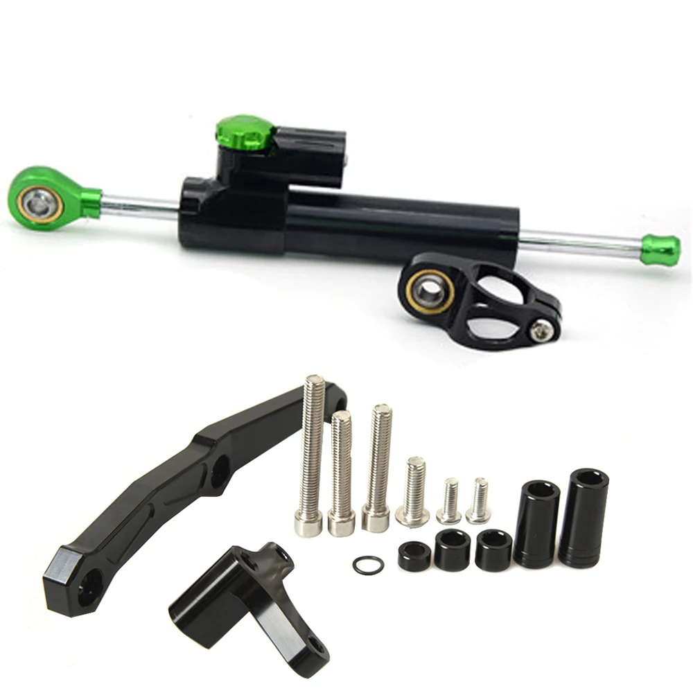 

Motorcycle Steering Stabilize Damper with Bracket Mount Motorbike Damper Steering For Kawasaki Z800 Z 800 2013 2014 2015 2016