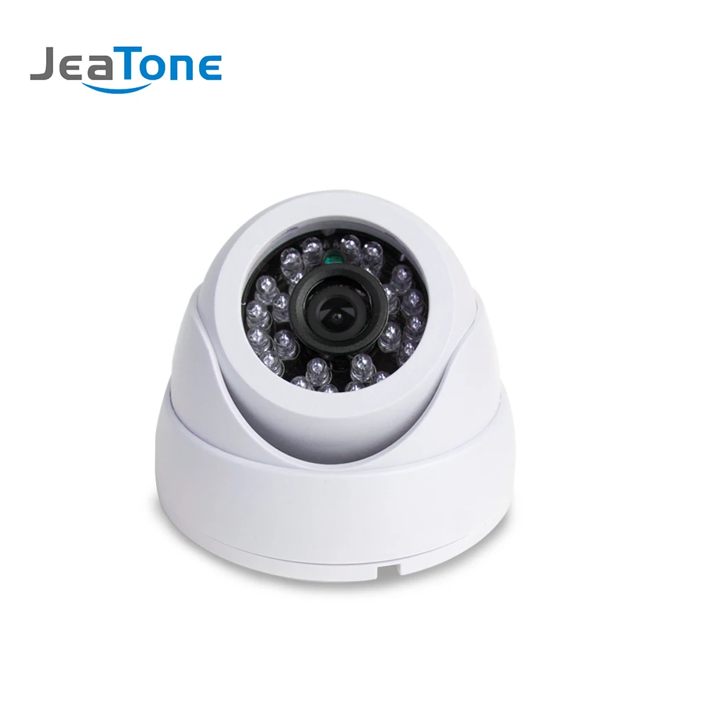 JeaTone 1200TVL аналоговая купольная камера видеонаблюдения для помещений CMOS белого