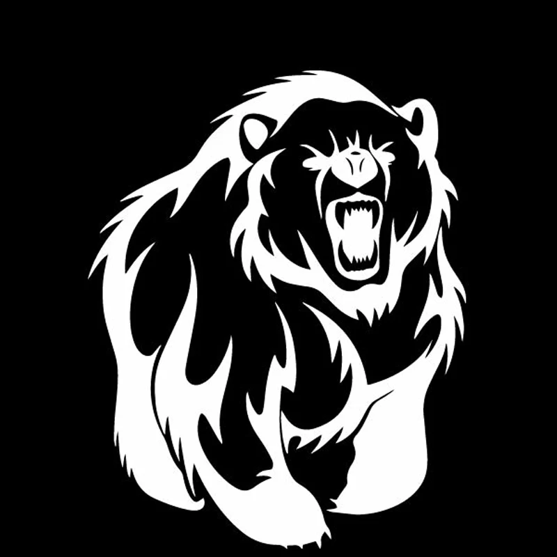 TGS 13 6 см * 17 Angry Brown Bear креативные виниловые наклейки на машину наклейка дверь