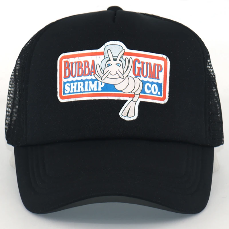 Летняя сетчатая Кепка BUBBA GUMP креветки хлопковая регулируемая бейсболка для