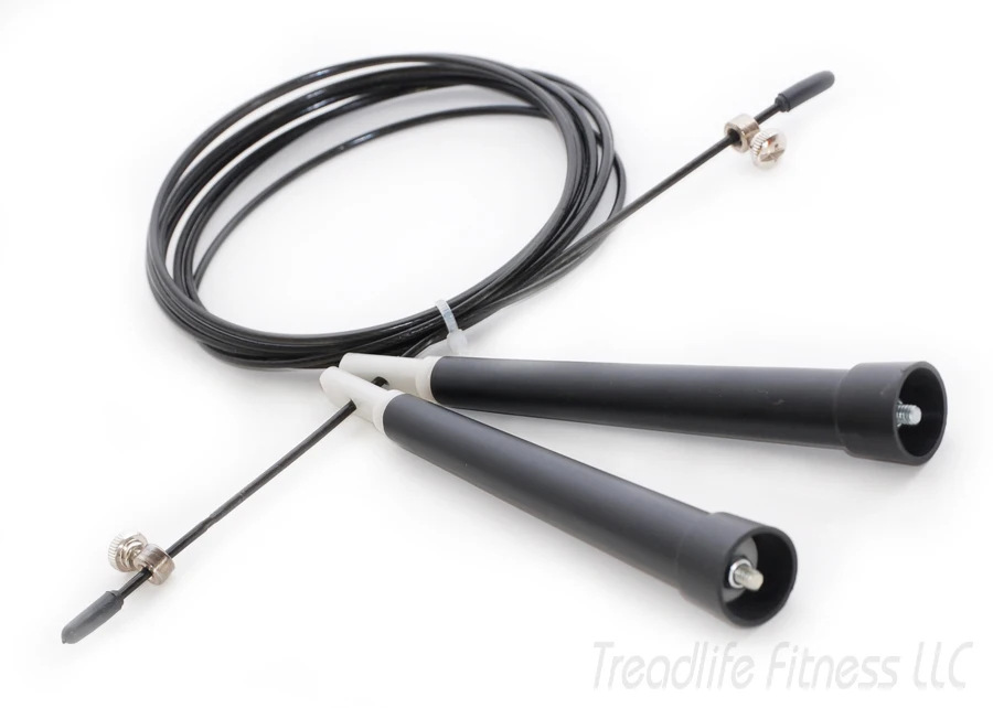 Ультра скоростной Скип регулируемый кабель скакалка ММА Бокс Кроссфит черный |