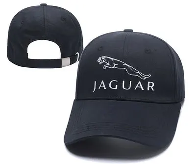 Новинка, модная Высококачественная бейсболка Jaguar с вышивкой, Повседневная Кепка Snapback, Мужская гоночная Кепка F1 с логотипом, мотоциклетная Спортивная Кепка - Цвет: black