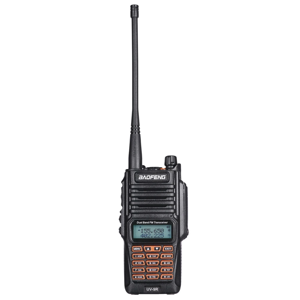 Оригинальные Портативный IP67 радио Baofeng UV-9R автомобиля портативной рации 2 шт. радиолюбительских УКВ UV9R Woki токи для охоты Водонепроницаемая рация