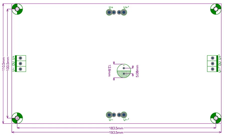 Конденсаторный фильтр с неизолированной печатной платой поддерживает