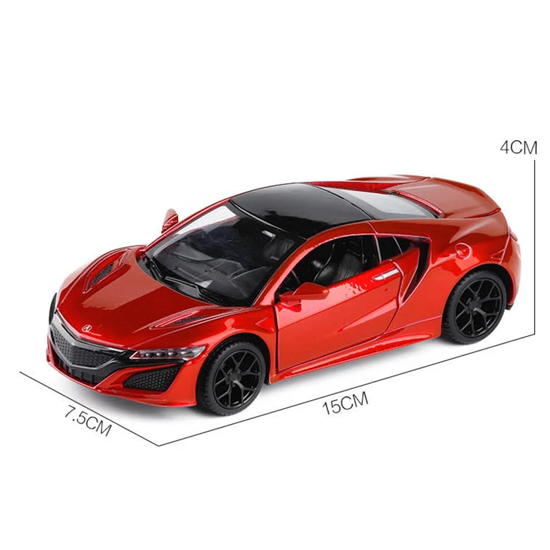 1:32 большой масштаб моделирования Acura NSX металлический сплав супер литье под
