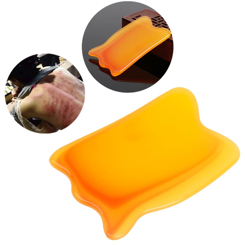 Смола красоты лучший Gua Sha соскабливание массажный инструмент здоровье и фитнес массажер