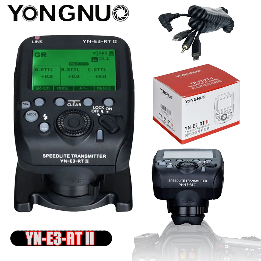 

YONGNUO YN-E3-RT II Flash TTL Radio Trigger Speedlite Transmitter As ST-E3-RT for Canon 600EX-RT YONGNUO YN600EX-RT