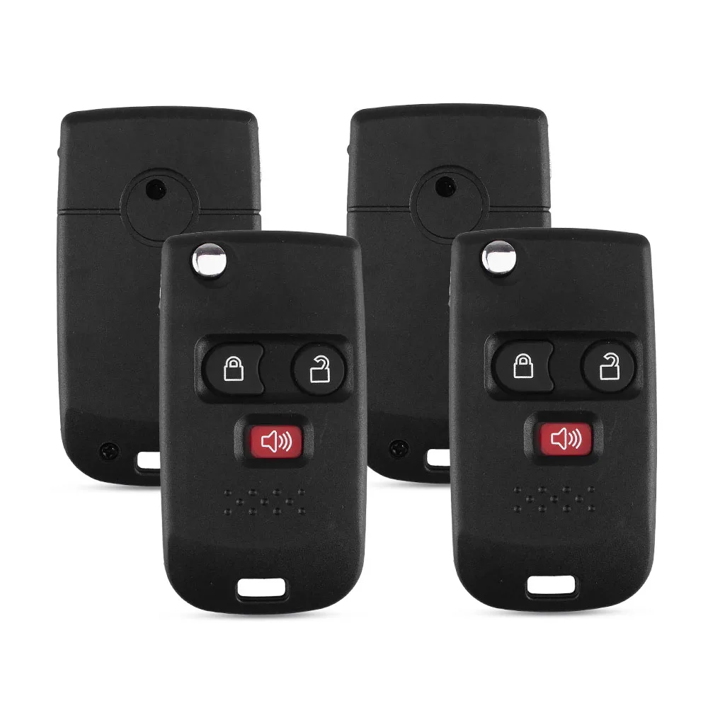 KEYYOU 3 кнопки складной Автомобильный Дистанционный флип чехол для ключей 001 2011 Ford