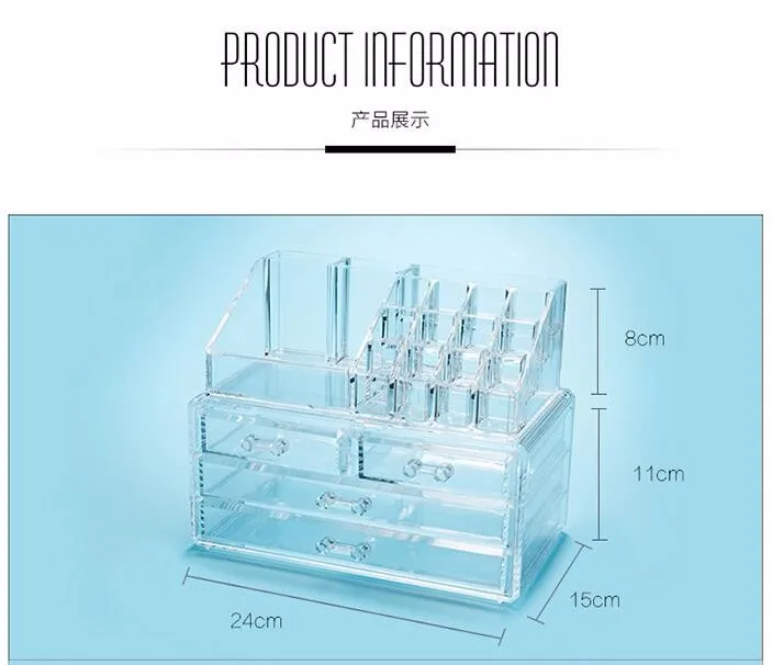 Органайзер для косметики коробка хранения 5 шт. акриловый органайзер ящики