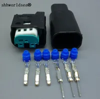 Shhworldsea 100set 3pin/way male female auto restrictor  sensor plug connector for Benz for BMW 1-967642-1