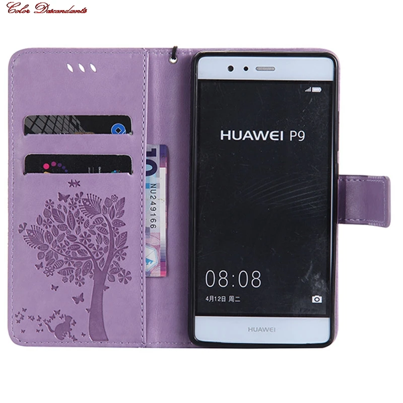 Чехол для HUAWEI P9 P 9 кожаный чехол кошелек с откидной крышкой Huawei EVA L19 L09 L29 AL00 чехлы
