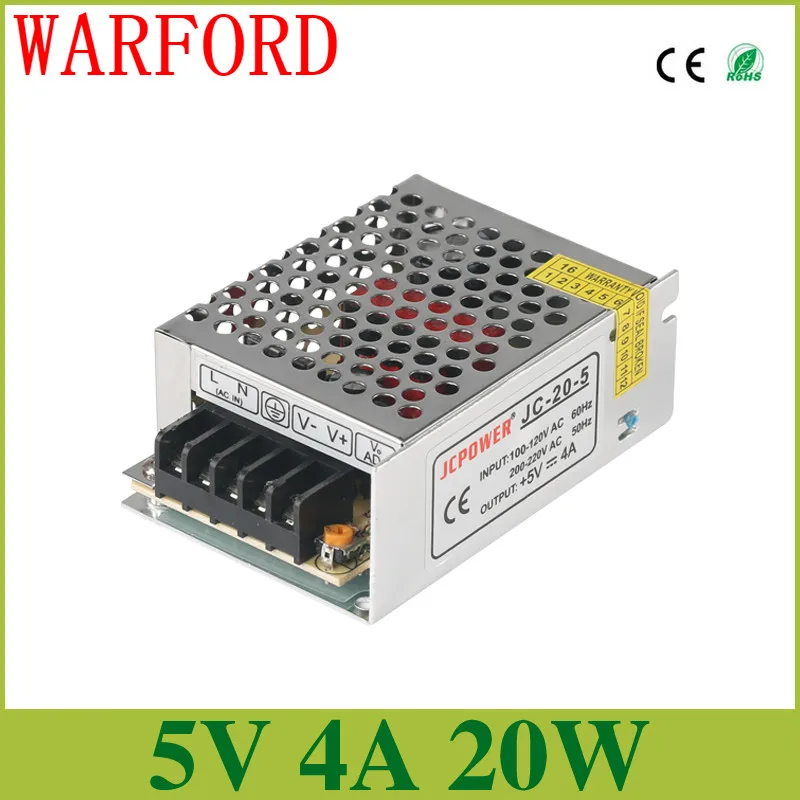 Новинка 5 V 2A/3A/4A/5A/6A/8A/10A/12A/20A/30A/40A/60A переключатель светодиодный Питание