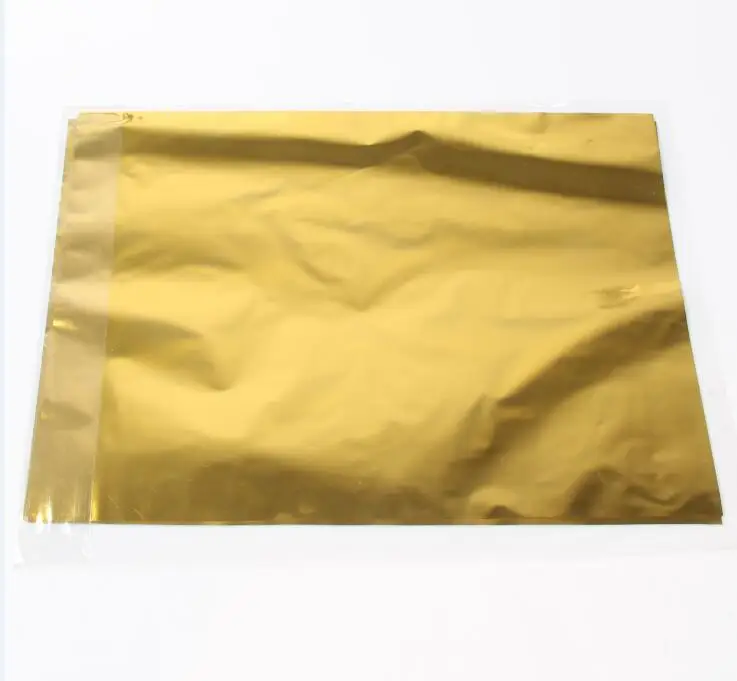 Gold 50Pcs 50 шт. " x 12" 20 см x 29 см A4 горячего тиснения фольги бумажный ламинатор ламинирование трансфера на элегантных картах - Цвет: Gold 50Pcs