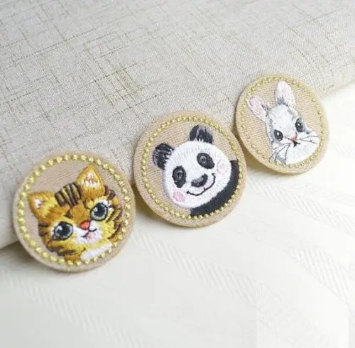Eatingbiting (R) Вышивка панда ткань патч железа на Шить Мотив Аппликация подарок DIY|patch