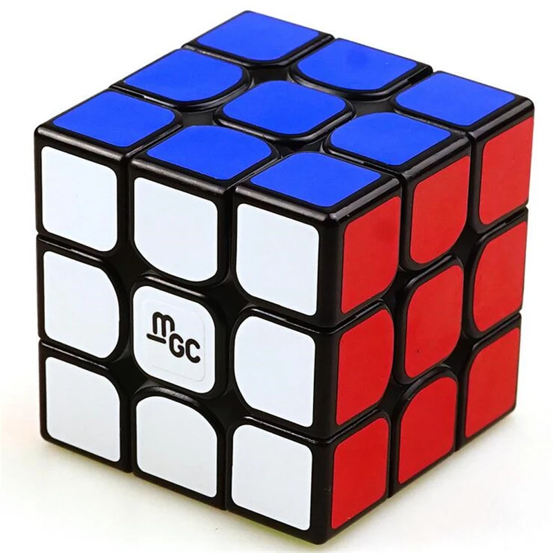 Новый 3X3 Магнитный MGC магический куб для обучения мозгу черный/белый|Головоломки|