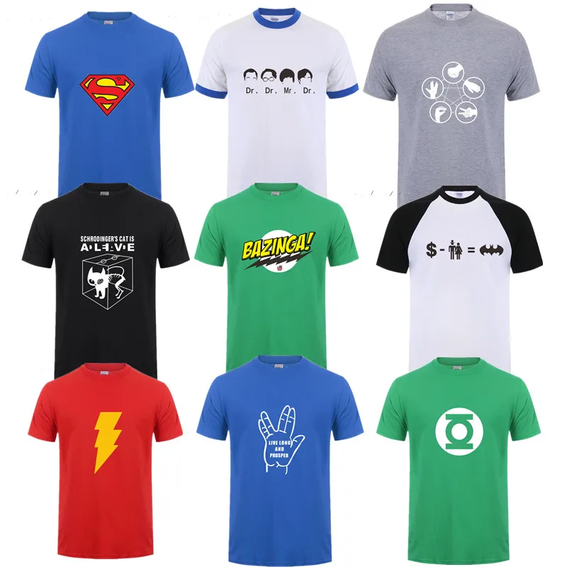 

The Big Bang Theory T Shirt New Bazinga Sheldon Cooper Penny Cotton Short Sleeve Men T Shirts Cooper Geek Logo Men Clothing Top