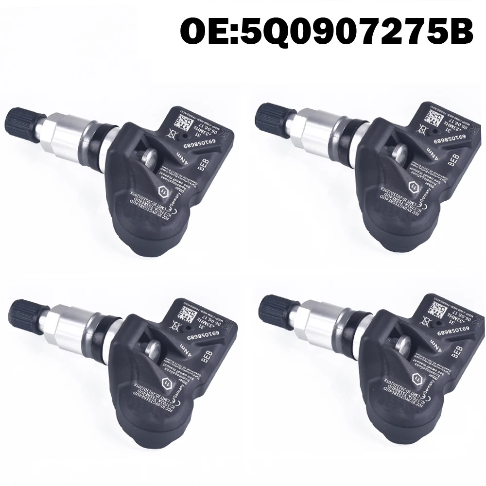 4 шт. Водонепроницаемый Автомобильный датчик давления в шинах TPMS для SKODA Citigo Fabia