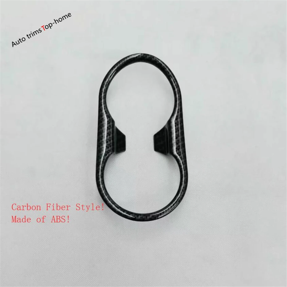Matte / Carbon Fiber Interior Fit For MG ZS 2018 2019 2020 2021 2022 Front Seat Water Cup Holder Cover Trim Accessories | Автомобили и