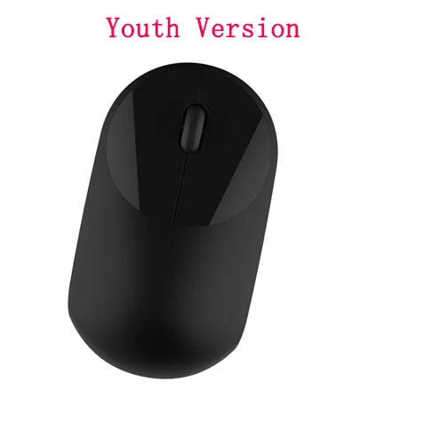 youth version black Оригинальная портативная беспроводная мышь Xiaomi 2,4 ГГц 1200 точек/дюйм/Беспроводная мышь Youth Edition для ноутбука Windows 8 Win10 - Цвет: youth version black