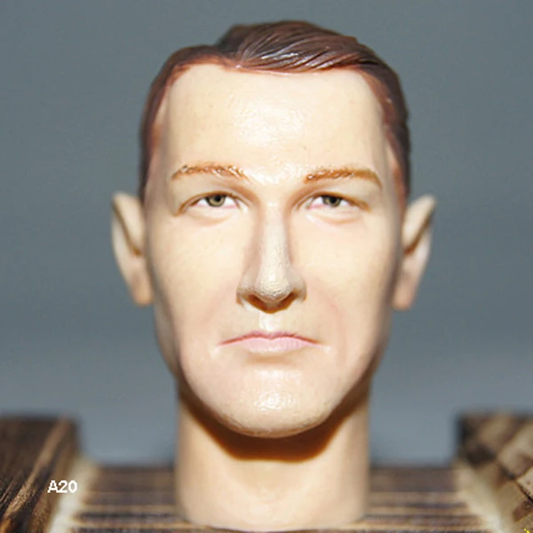 1/6 голова солдата Лепка Мужская резьба для второй мировой войны DIY экшн