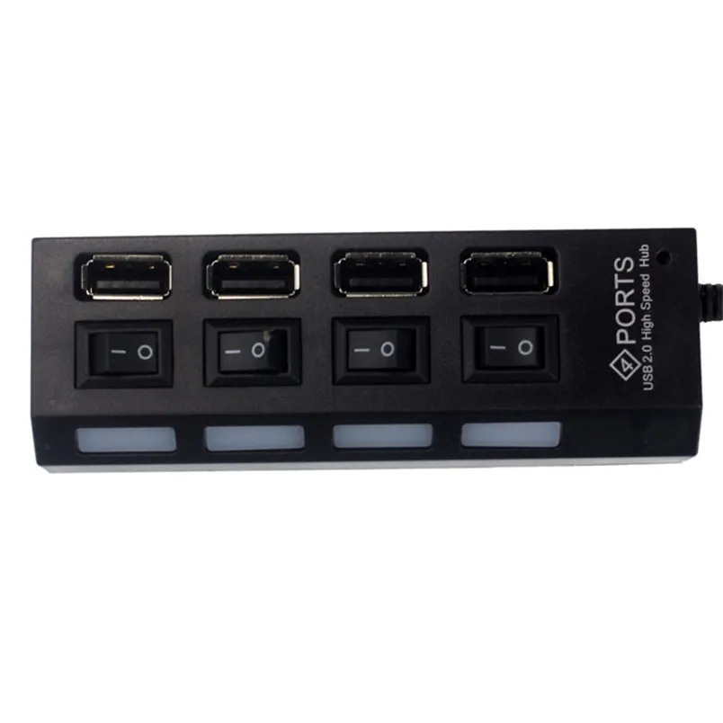 Популярный бренд высокое качество новый 4 портовый выключатель питания USB 2 0