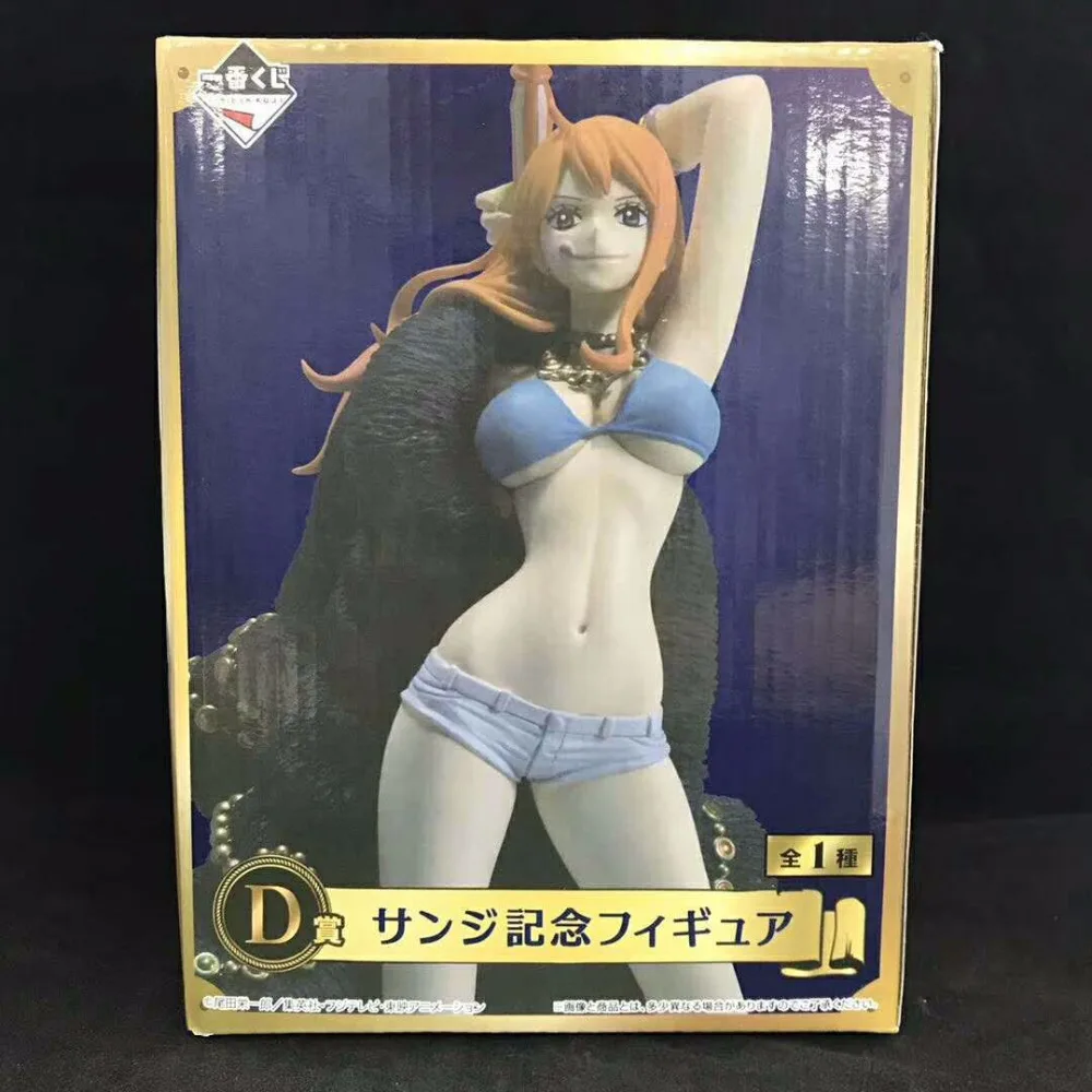HKXZM аниме 19 см одна деталь 20th anniversary Blue Nami ПВХ фигурка Коллекционная модель