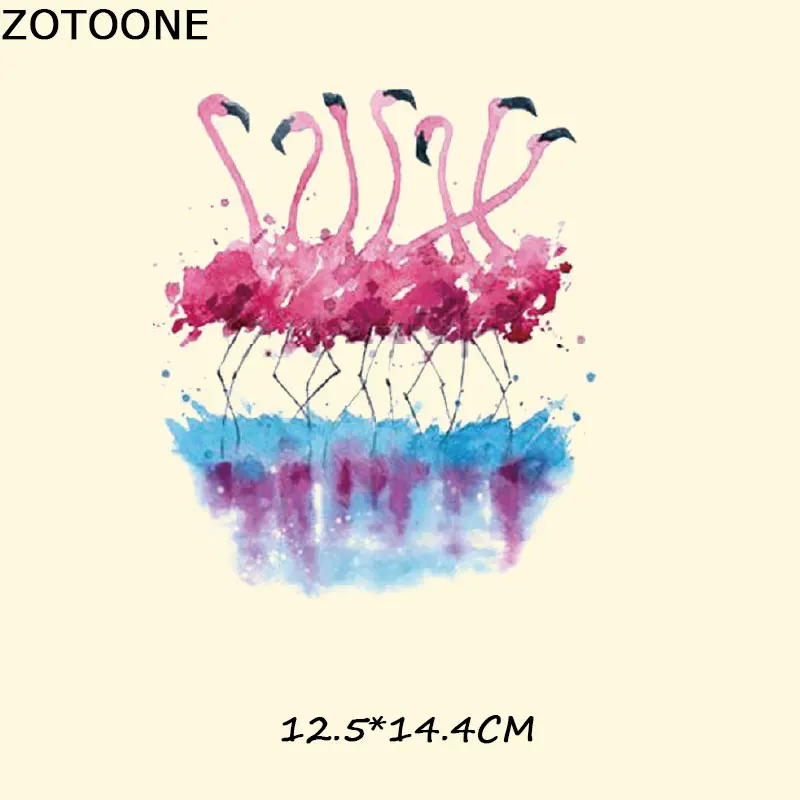 Утюжок для глажки ZOTOON Flamingo моющийся утюги одежды бытовые патчи E|Заплатки| |