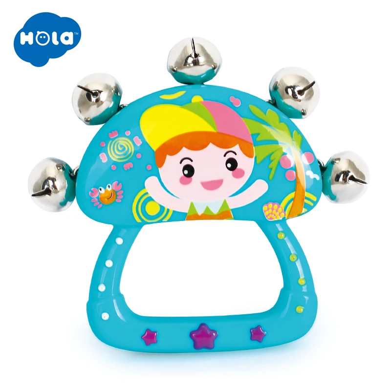 HOLA TOYS 3102E детские погремушки музыкальная игрушка ручной Колокольчик для детей