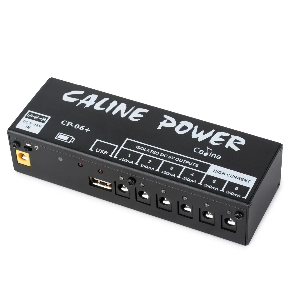 Caline портативный источник питания CP-06 + Перезаряжаемая Литиевая Гитара Эффект