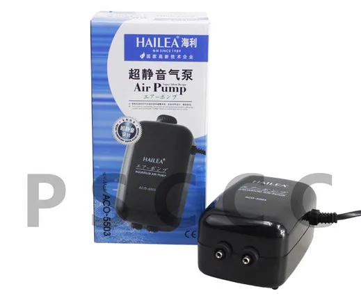 HAILEA ACO 5501 5503 5504 5505 тихий воздушный компрессор тихий воздушный насос для аквариума коралловый риф аквариум кислородный воздушный пузырь