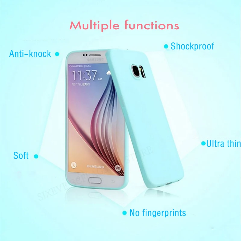 SIXEVE милые матовый чехол для телефона samsung S8 плюс S7 S4 S5 S6 край A3 A5 A7 2015 2016 обратите