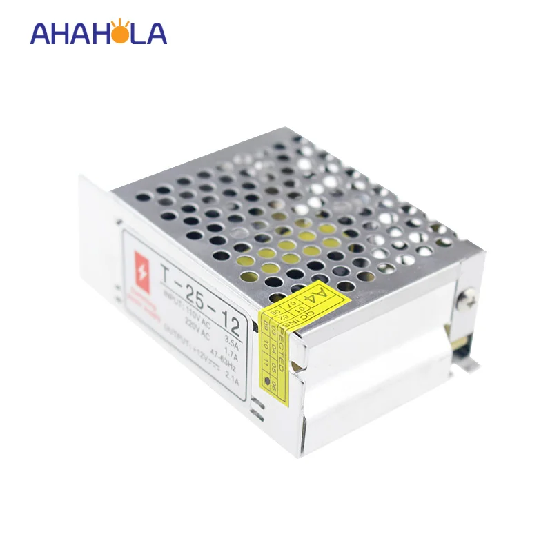 Алюминиевый Чехол источник питания 12 В преобразователь 220 переменного тока в