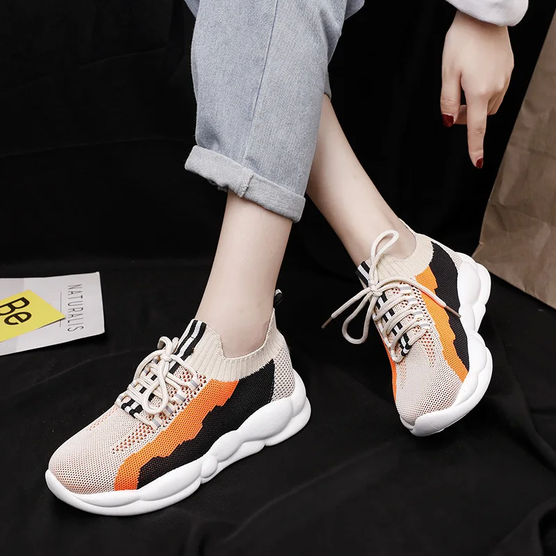 Fujin/Брендовая женская обувь сезон весна-осень кроссовки на плоской подошве