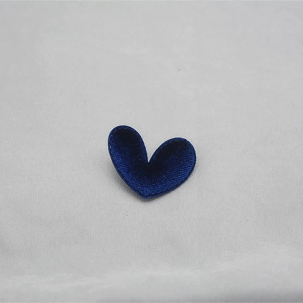 36pcs/lot 4.2*3.4cm Felt Heart Pads Patches Appliques for Craft Clothes Sewing Supplies DIY Hair Clip Accessories