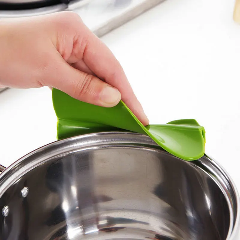 1 шт. Высокое качество силиконовый носик без шнуровки беспорядок для кастрюль и