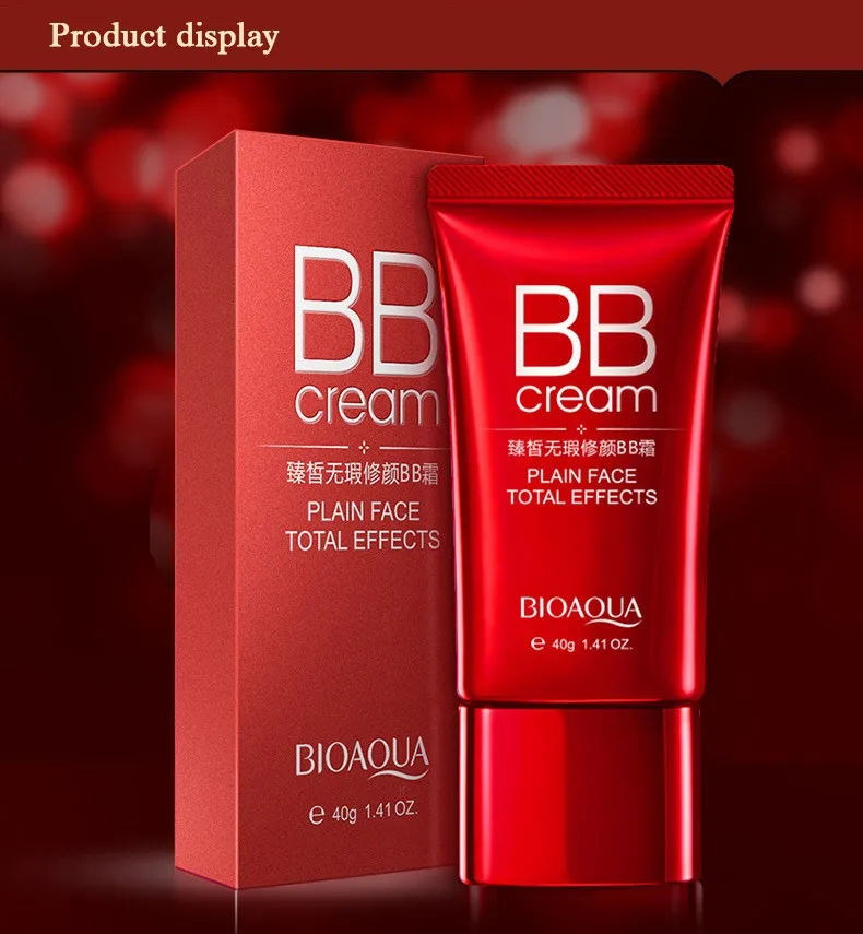 BIOAQUA натуральный пор покрытие увлажняющий Макияж BB крем отбеливающий увлажняющий маскирующий Крем Обнаженная основа макияж лицо красота