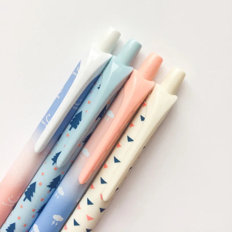

2pcs/1 lot Cartoon Forest Rain press Mechanical Pencils School Office Supply Student Stationery Kids Gift Automatic Pencil