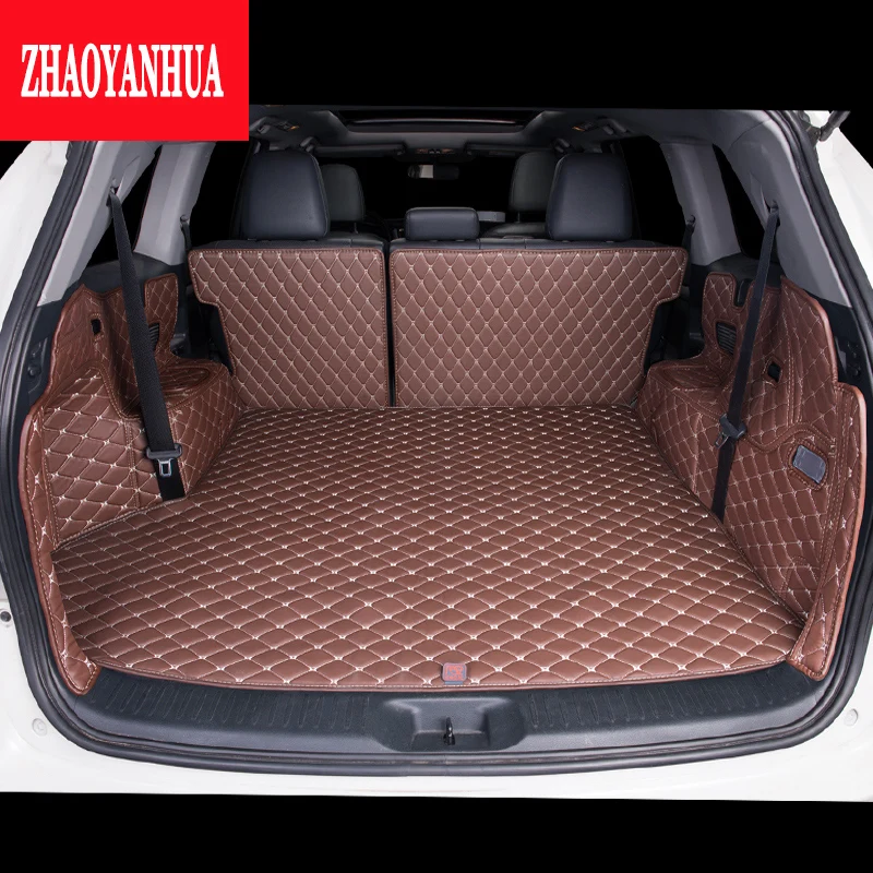 

Подходящий под заказ коврик для багажника автомобиля для TOYOTA Highlander, 7 сидений, 3D автомобильный Стайлинг, изготовленный на заказ коврик, подкладка для груза