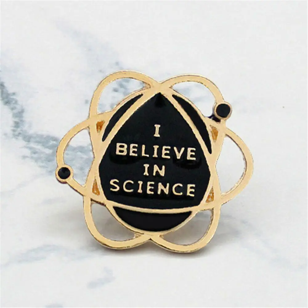 1 предмет планета Космос вокруг Земли брошь &quotScience&quot Я верю в наука &quotpin броши