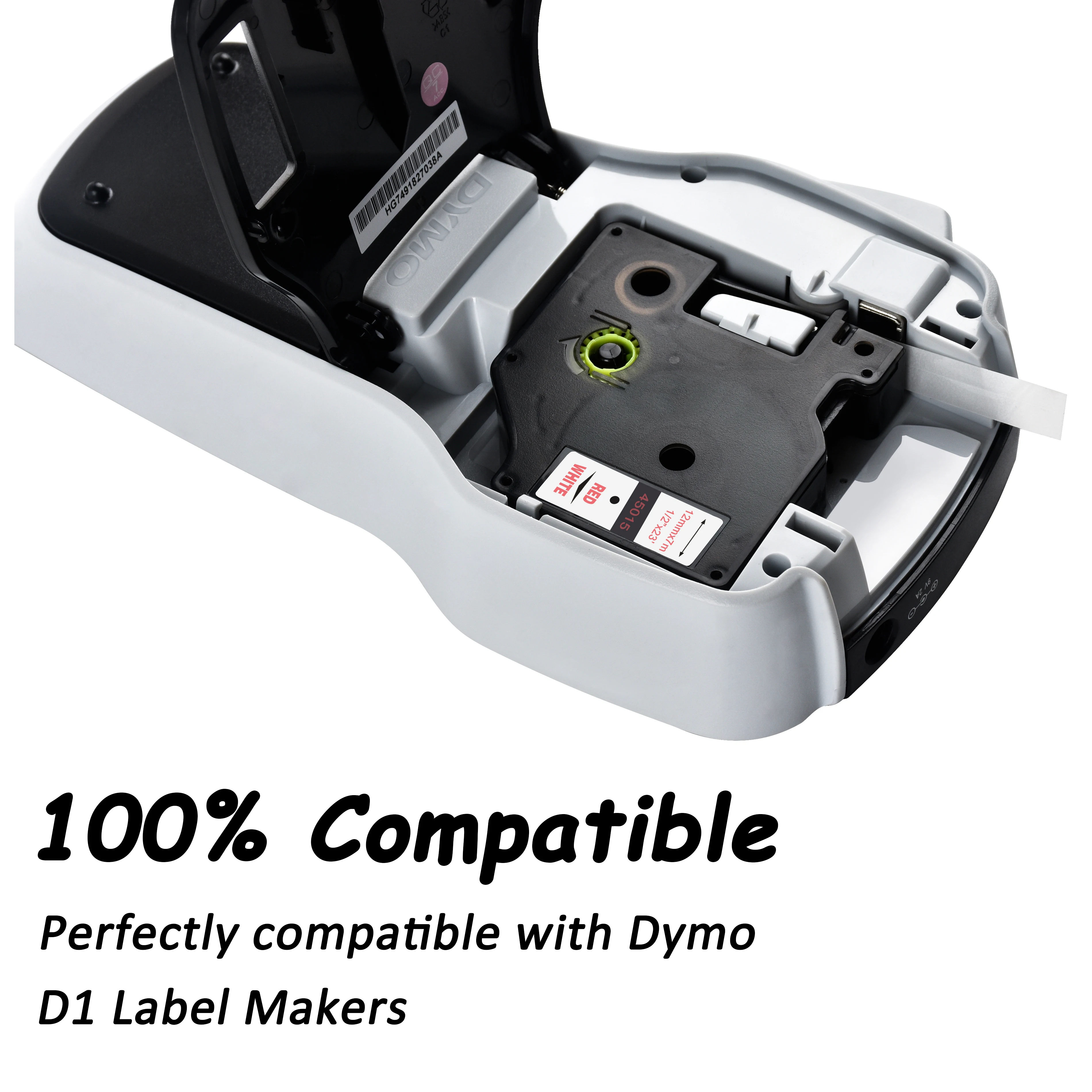 Cidy 45015 совместимый с Dymo D1 manager 12mm red on white label кассета для Label Printer DYMO LM160 LM280 dymo PNP |
