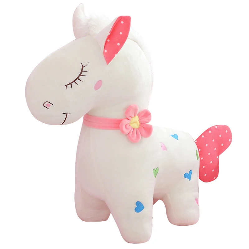 

Hot selling soft plush animal toys horse for lovers