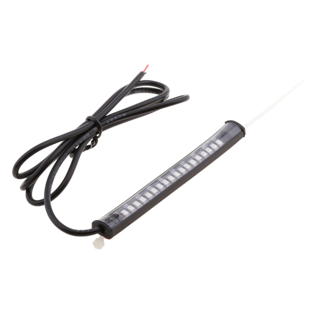 Мотоцикл LED 39 41 мм вилка Поворотная сигнальная полоса комплект янтарные огни