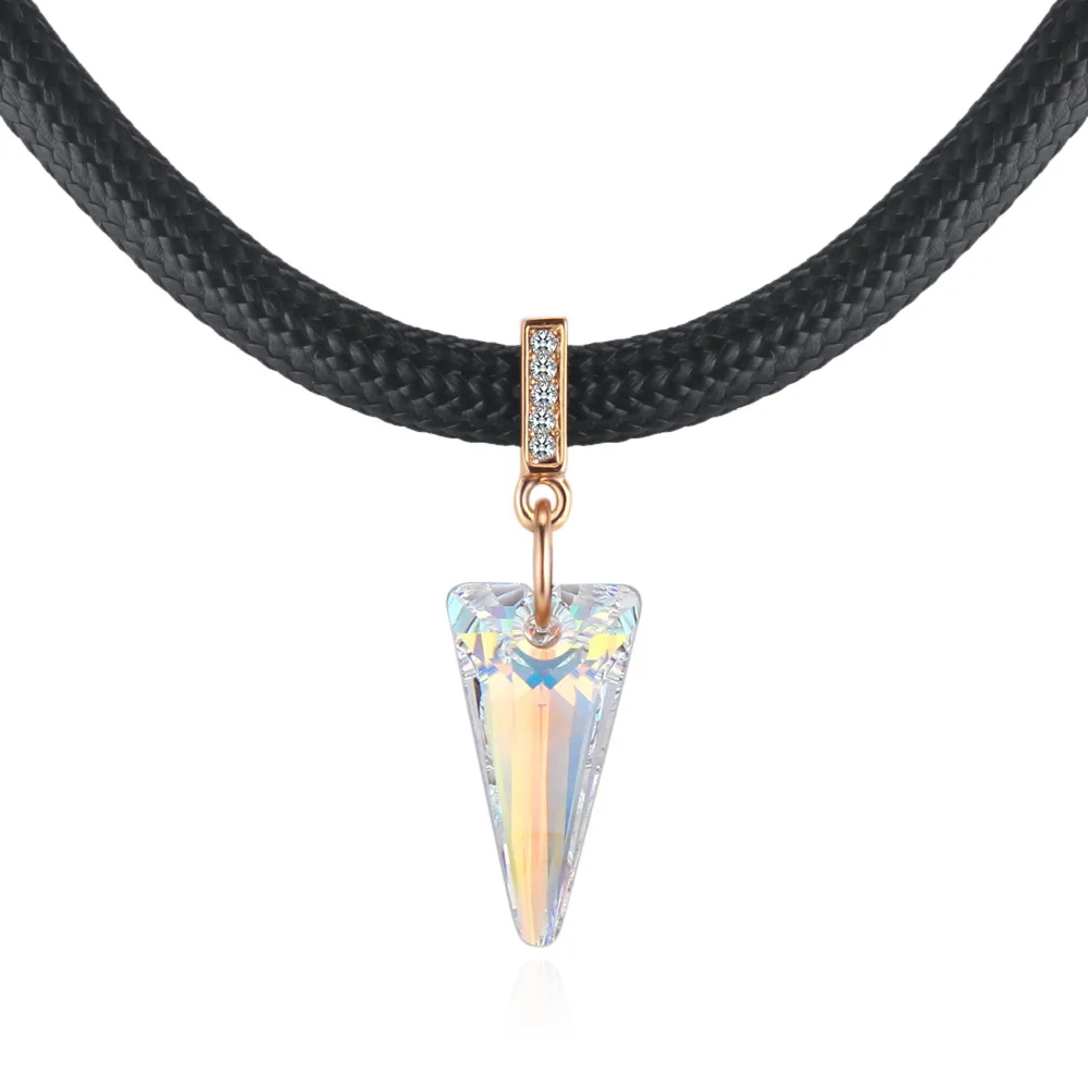 Ожерелье-чокер женское с шипами и кристаллами от Swarovski | Украшения аксессуары